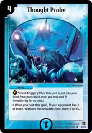 Thought Probe Duelmasters Evo Crushinators of Doom Singles DM 02 Thought Probe Duelmasters Evo Crushinators of Doom Singles DM 02