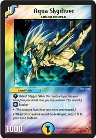 Aqua Skydiver Duelmasters Shockwaves of the Shattered Rainbow Singles DM 10 Aqua Skydiver Duelmasters Shockwaves of the Shattered Rainbow Singles DM 10