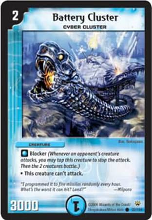 Battery Cluster Duelmasters Shockwaves of the Shattered Rainbow Singles DM 10 Battery Cluster Duelmasters Shockwaves of the Shattered Rainbow Singles DM 10