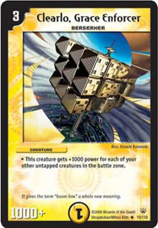 Clearlo Grace Enforcer Duelmasters Shockwaves of the Shattered Rainbow Singles DM 10 Clearlo Grace Enforcer Duelmasters Shockwaves of the Shattered Rainbow Singles DM 10