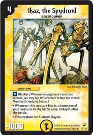 Ikaz the Spydroid Duelmasters Shockwaves of the Shattered Rainbow Singles DM 10 Ikaz the Spydroid Duelmasters Shockwaves of the Shattered Rainbow Singles DM 10