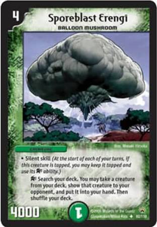 Sporeblast Erengi Duelmasters Shockwaves of the Shattered Rainbow Singles DM 10 Sporeblast Erengi Duelmasters Shockwaves of the Shattered Rainbow Singles DM 10