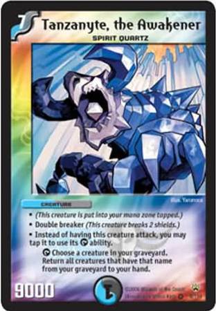 Tanzanyte the Awakener Duelmasters Shockwaves of the Shattered Rainbow Singles DM 10 Tanzanyte the Awakener Duelmasters Shockwaves of the Shattered Rainbow Singles DM 10