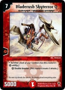 Bladerush Skyterror Q Duelmasters Survivors of the Megapocalypse Singles DM 05 Bladerush Skyterror Q Duelmasters Survivors of the Megapocalypse Singles DM 05