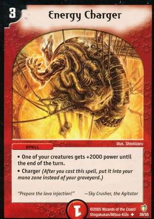 Energy Charger Duelmasters Thundercharge of Ultra Destruction Singles DM 07 Energy Charger Duelmasters Thundercharge of Ultra Destruction Singles DM 07