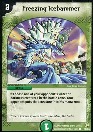 Freezing Icehammer Duelmasters Thundercharge of Ultra Destruction Singles DM 07 Freezing Icehammer Duelmasters Thundercharge of Ultra Destruction Singles DM 07