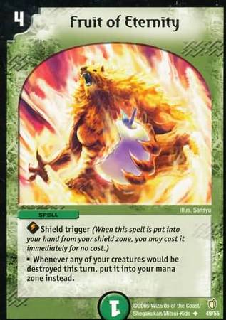 Fruit of Eternity Duelmasters Thundercharge of Ultra Destruction Singles DM 07 Fruit of Eternity Duelmasters Thundercharge of Ultra Destruction Singles DM 07
