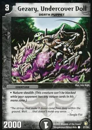 Gezary Undercover Doll Duelmasters Thundercharge of Ultra Destruction Singles DM 07 Gezary Undercover Doll Duelmasters Thundercharge of Ultra Destruction Singles DM 07