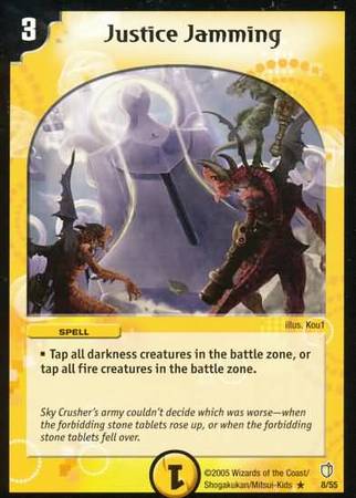 Justice Jamming Duelmasters Thundercharge of Ultra Destruction Singles DM 07 Justice Jamming Duelmasters Thundercharge of Ultra Destruction Singles DM 07
