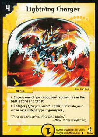 Lightning Charger Duelmasters Thundercharge of Ultra Destruction Singles DM 07 Lightning Charger Duelmasters Thundercharge of Ultra Destruction Singles DM 07