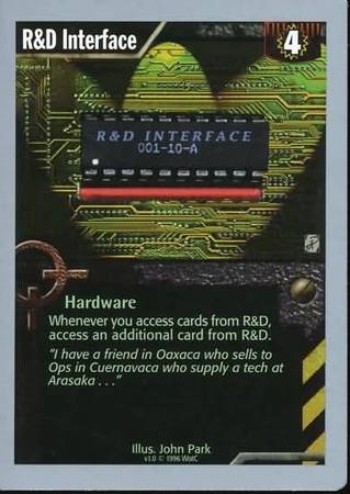 R D Interface R D Interface