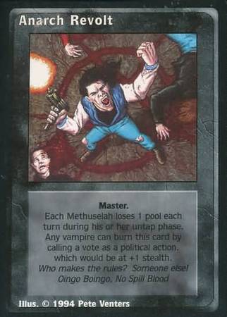 Anarch Revolt VTES Jyhad Singles Anarch Revolt VTES Jyhad Singles