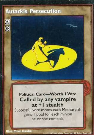 Autarkis Persecution VTES Base Set Autarkis Persecution VTES Base Set