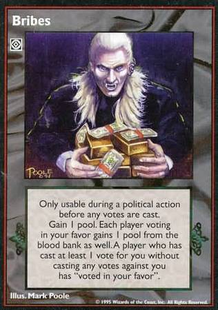 Bribes VTES Base Set Bribes VTES Base Set