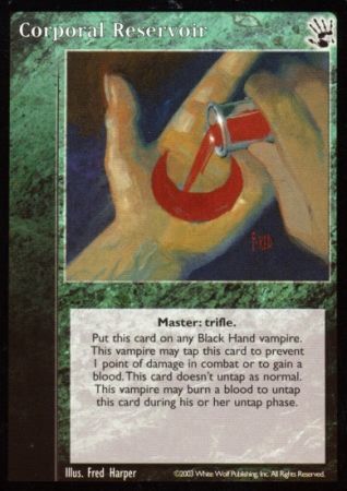 Corporal Reservoir VTES Black Hand Singles Corporal Reservoir VTES Black Hand Singles