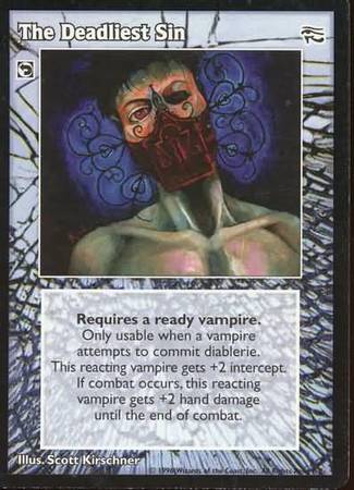 The Deadliest Sin VTES Ancient Hearts Singles The Deadliest Sin VTES Ancient Hearts Singles