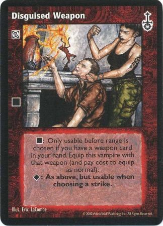 Disguised Weapon VTES Sabbat Singles Disguised Weapon VTES Sabbat Singles