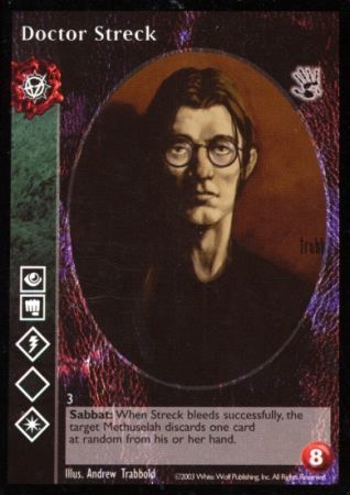 Doctor Streck VTES Black Hand Singles Doctor Streck VTES Black Hand Singles