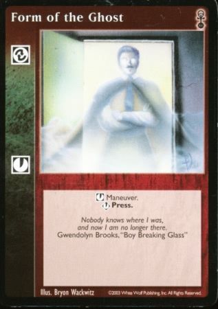 Form of the Ghost Form of the Ghost