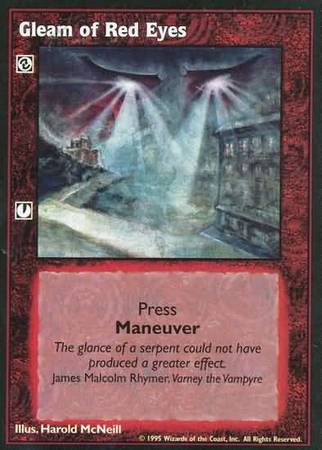 Gleam of Red Eyes VTES Base Set Gleam of Red Eyes VTES Base Set