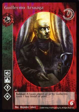 Guillermo Arsuaga VTES Gehenna Singles Guillermo Arsuaga VTES Gehenna Singles