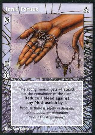 Ignis Fatuus VTES Dark Sovereigns Singles Ignis Fatuus VTES Dark Sovereigns Singles