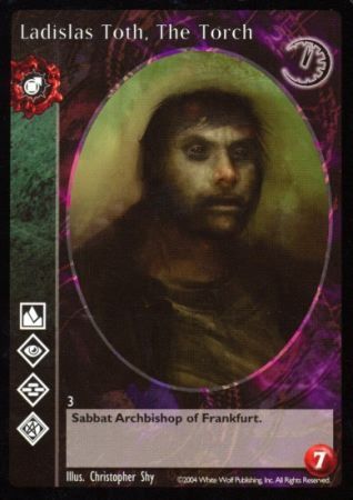 Ladislas Toth The Torch VTES Gehenna Singles Ladislas Toth The Torch VTES Gehenna Singles