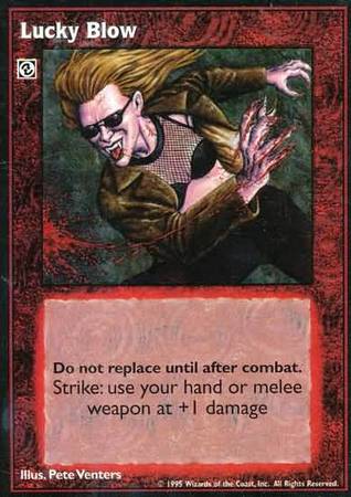 Lucky Blow VTES Base Set Lucky Blow VTES Base Set