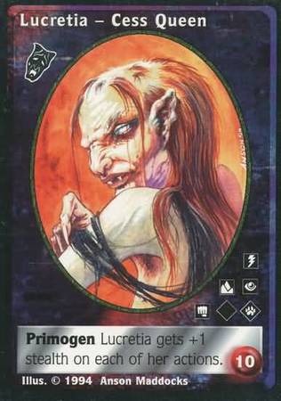 Lucretia Cess Queen VTES Jyhad Singles Lucretia Cess Queen VTES Jyhad Singles