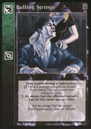 Pulling Strings VTES Camarilla Edition Singes Pulling Strings VTES Camarilla Edition Singes