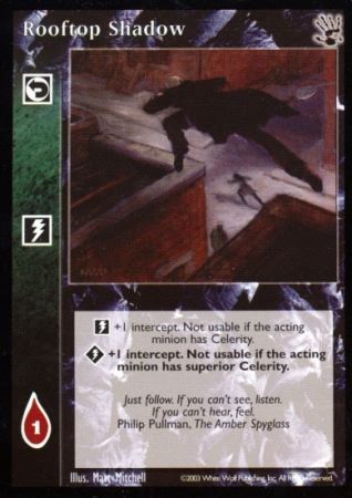 Rooftop Shadow VTES Black Hand Singles Rooftop Shadow VTES Black Hand Singles
