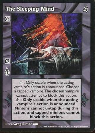 The Sleeping Mind VTES Sabbat Singles The Sleeping Mind VTES Sabbat Singles