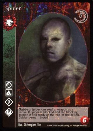 Spider VTES Gehenna Singles Spider VTES Gehenna Singles