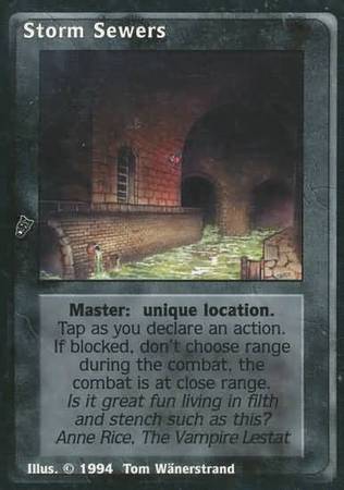 Storm Sewers VTES Jyhad Singles Storm Sewers VTES Jyhad Singles
