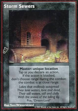 Storm Sewers VTES Base Set Storm Sewers VTES Base Set