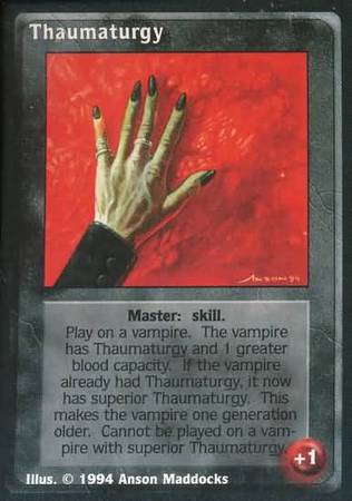Thaumaturgy VTES Jyhad Singles Thaumaturgy VTES Jyhad Singles
