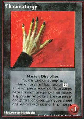 Thaumaturgy VTES Base Set Thaumaturgy VTES Base Set