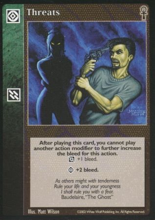 Threats VTES Camarilla Edition Singes Threats VTES Camarilla Edition Singes