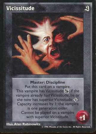 Vicissitude VTES Sabbat Singles Vicissitude VTES Sabbat Singles