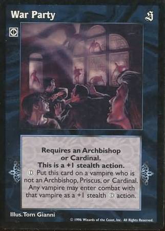 War Party VTES Sabbat Singles War Party VTES Sabbat Singles