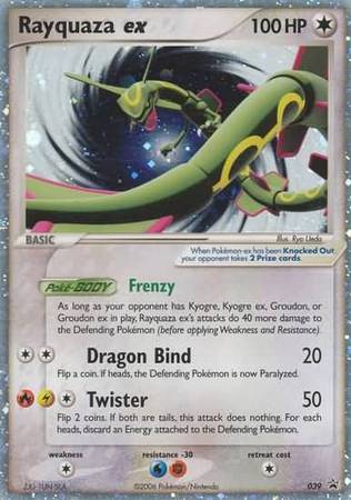 legendary pokemon rayquaza card