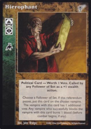 Hierophant VTES Kindred s Most Wanted Singles Hierophant VTES Kindred s Most Wanted Singles