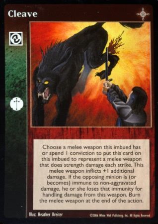 Cleave VTES Nights of Reckoning Cleave VTES Nights of Reckoning