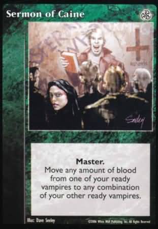 Sermon of Caine VTES Third Edition Sermon of Caine VTES Third Edition