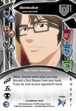 Sosuke Concerned R95 Rare Bleach Soul Society Singles Sosuke Concerned R95 Rare Bleach Soul Society Singles