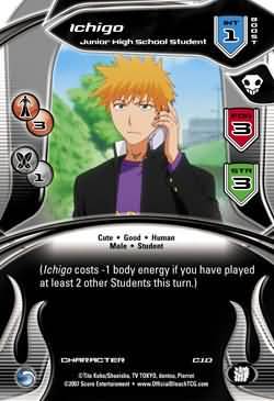 Ichigo Junior High School Student C10 Common Bleach Seireitei Singles Ichigo Junior High School Student C10 Common Bleach Seireitei Singles