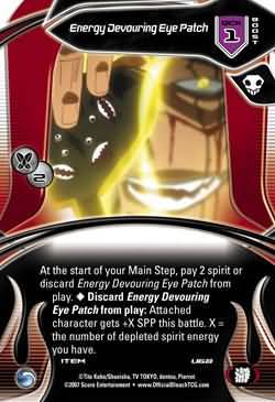 Energy Devouring Eye Patch U68 Uncommon Energy Devouring Eye Patch U68 Uncommon