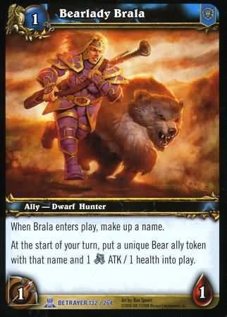 Bearlady Brala 132 264 Rare WoW Servants of the Betrayer Bearlady Brala 132 264 Rare WoW Servants of the Betrayer