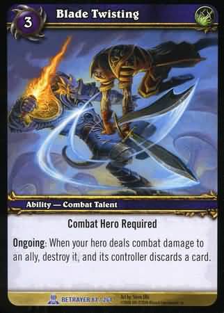 Blade Twisting 87 264 Rare WoW Servants of the Betrayer Blade Twisting 87 264 Rare WoW Servants of the Betrayer
