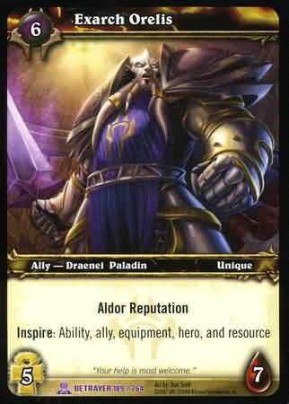 Exarch Orelis 189 264 Epic Rare WoW Servants of the Betrayer Exarch Orelis 189 264 Epic Rare WoW Servants of the Betrayer